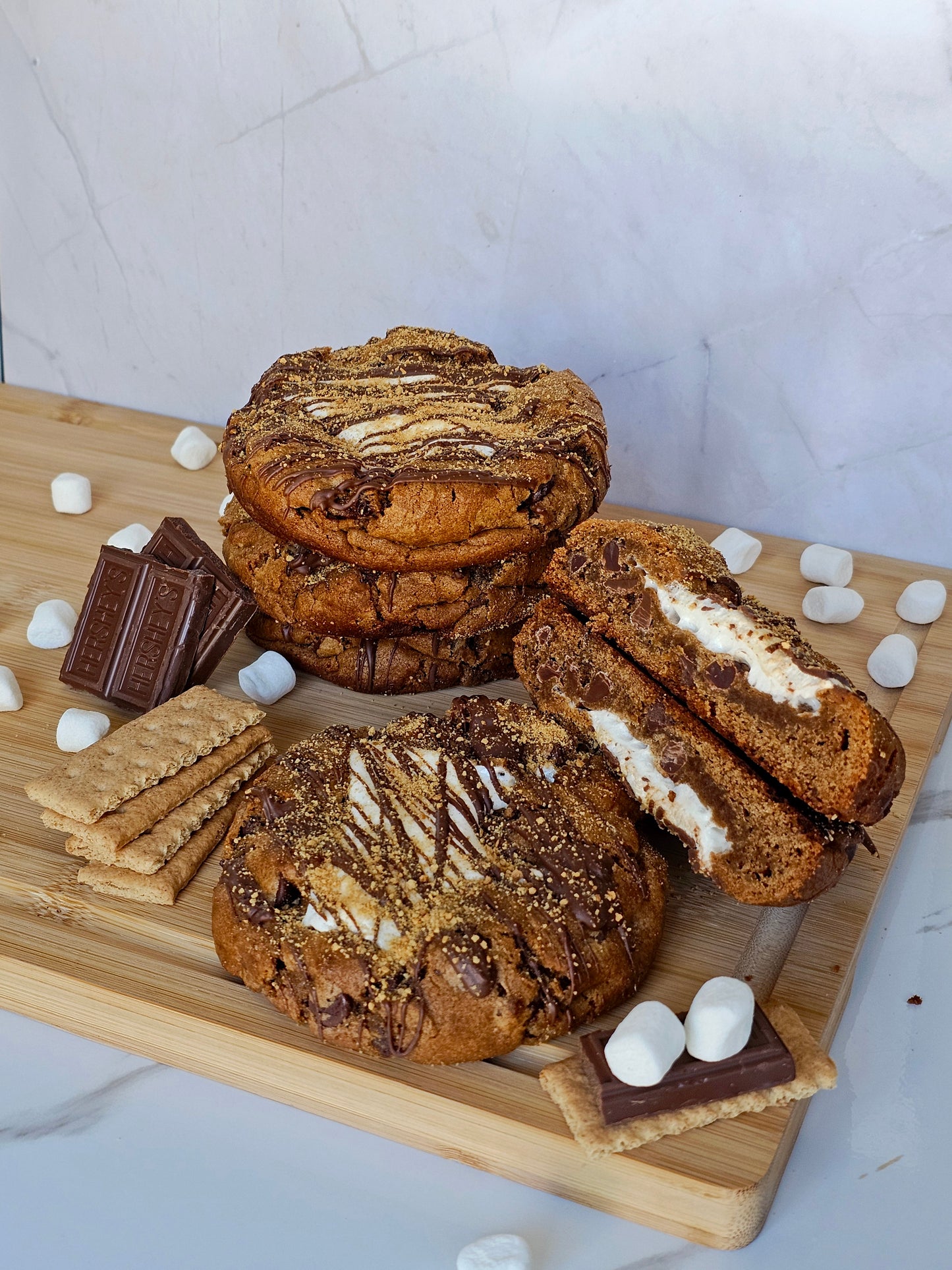Let’s Go Glamping (S’mores Cookie)