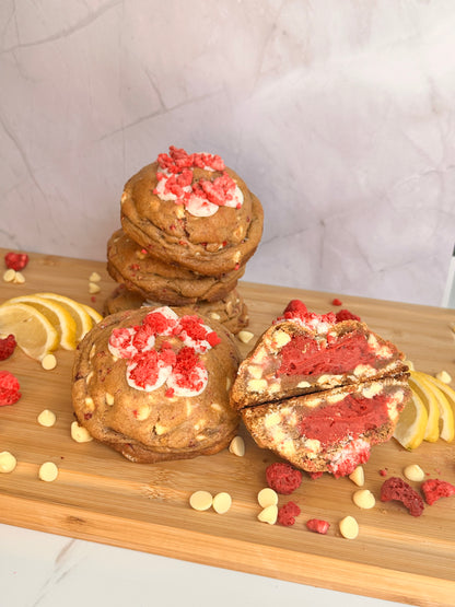 Pucker Up (Lemon Raspberry Cookie
